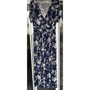 Cathy Long Floral Maxi Dress Size Large